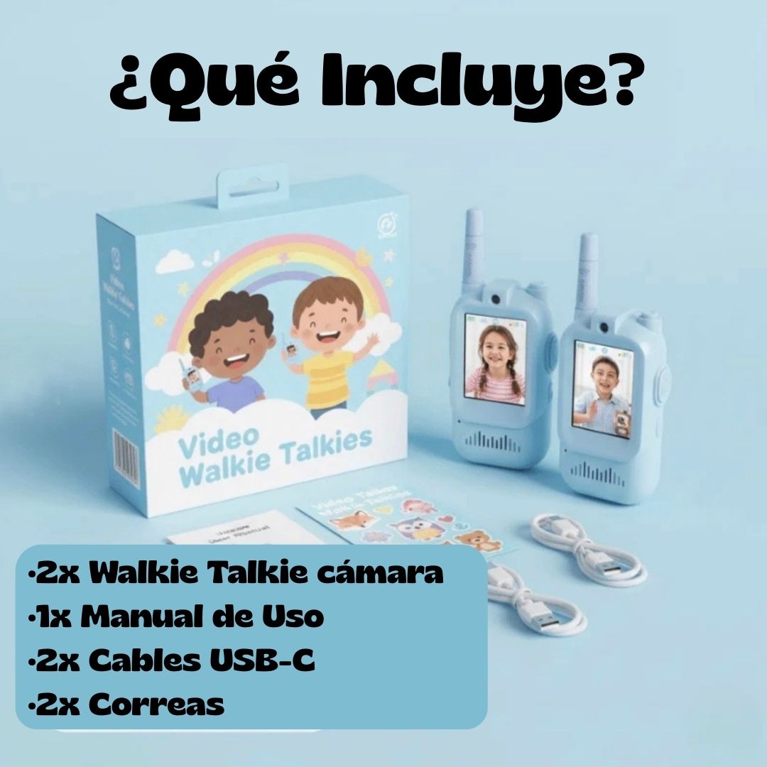 Walkie Talkie con Cámara